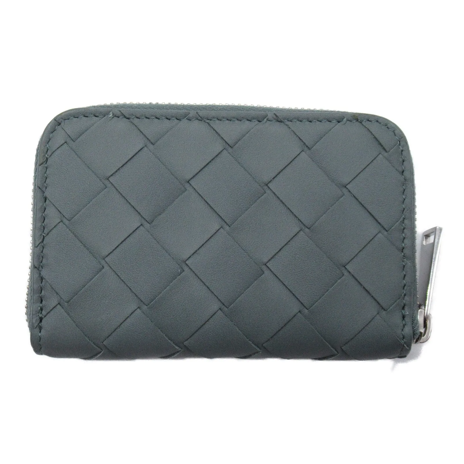 Bottega Veneta Leather Intrecciato Coin Case