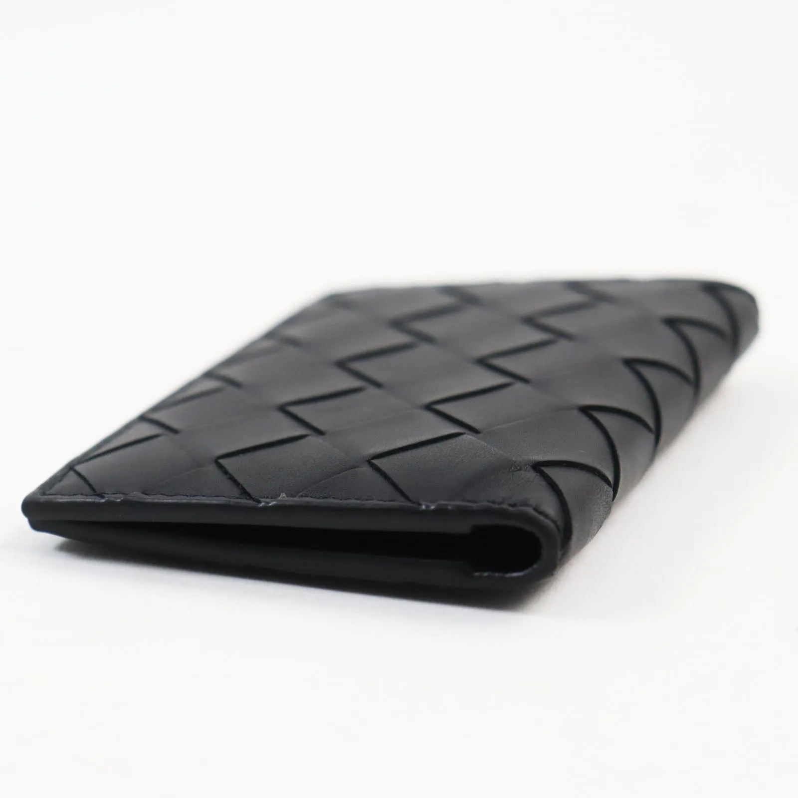 Bottega Veneta Leather Slim Flap Card Case