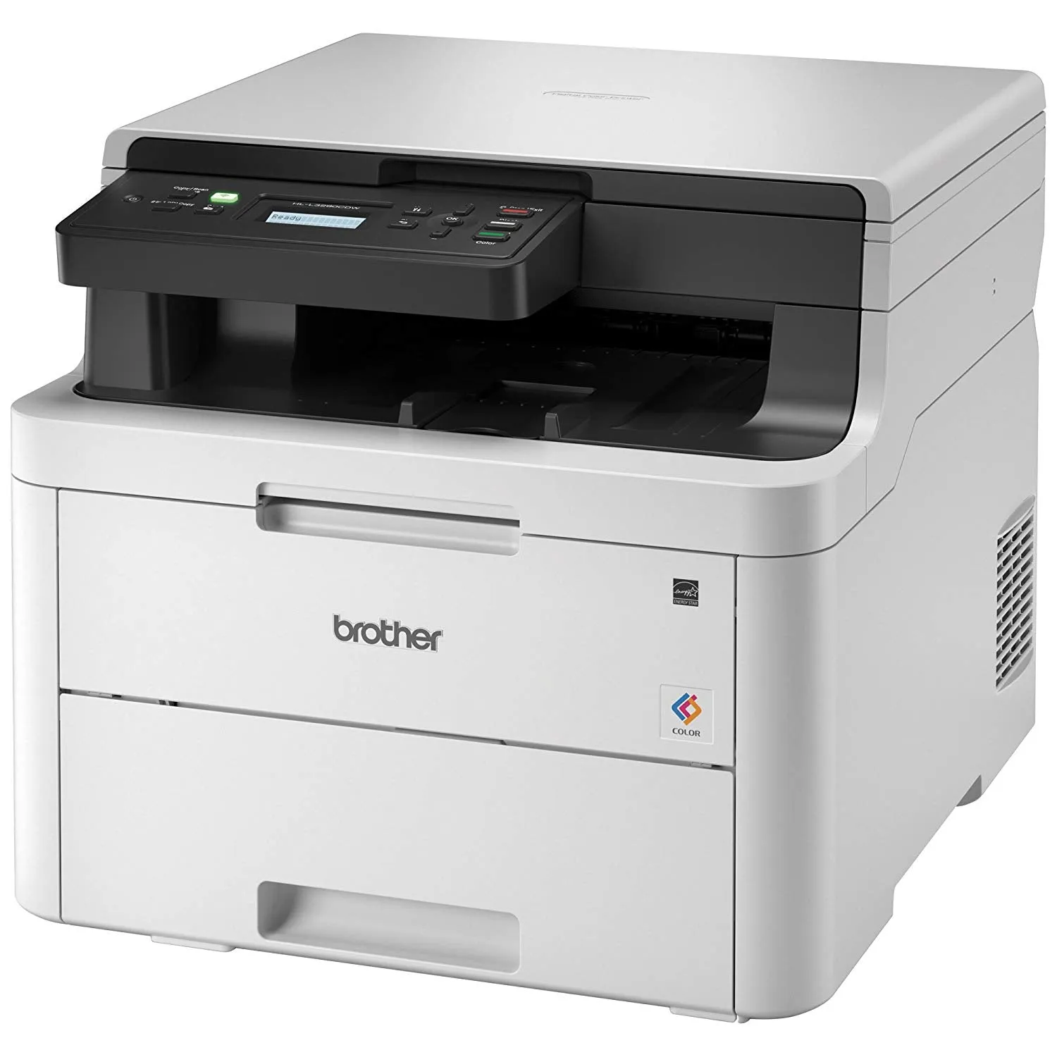 Brother HL-L3290CDW Compact Digital Color Printer, Convenient Flatbed Copy & Scan, 512MB Memory, Wireless Printing, Duplex Printing - HL-L3290CDW