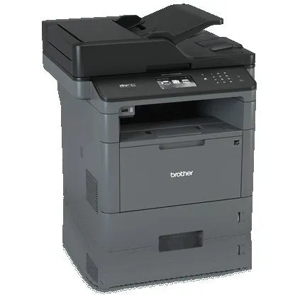 Brother MFC Monochrome Laser All-in-One Printer, 256MB Memory, Wireless, Ethernet, Duplex Printing, Color Touchscreen Display - MFC-L5700DW