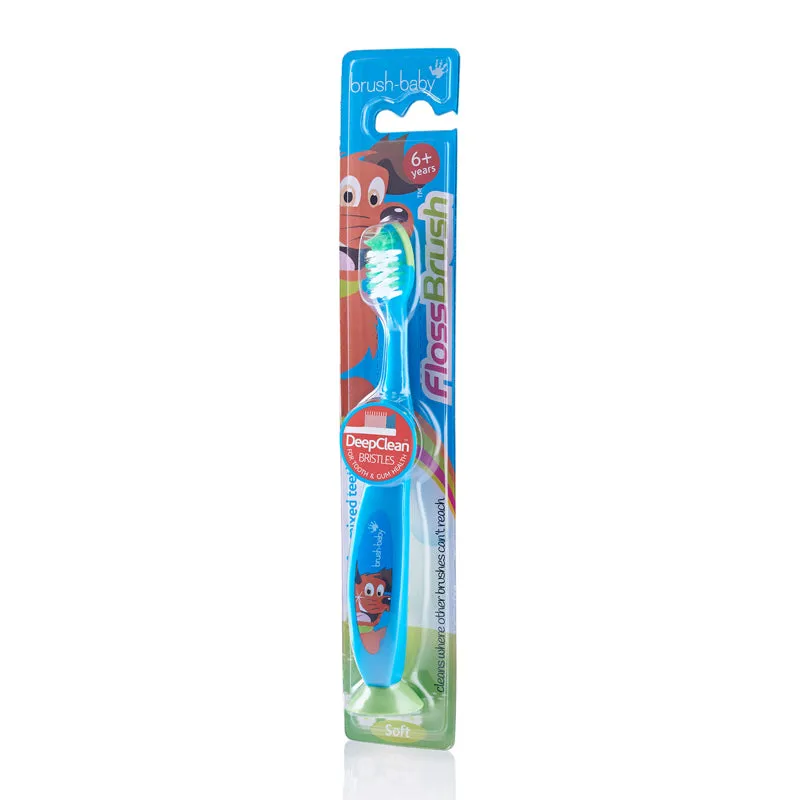 Brush-baby FlossBrush 6  yrs (Blue)