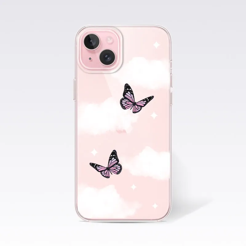 Butteryfly- Clouds Clear Silicon Cover