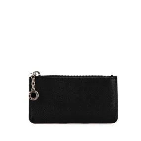 Bvlgari Leather Coin Case Black