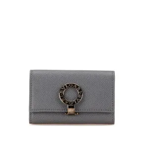 Bvlgari Leather Key Case Gray