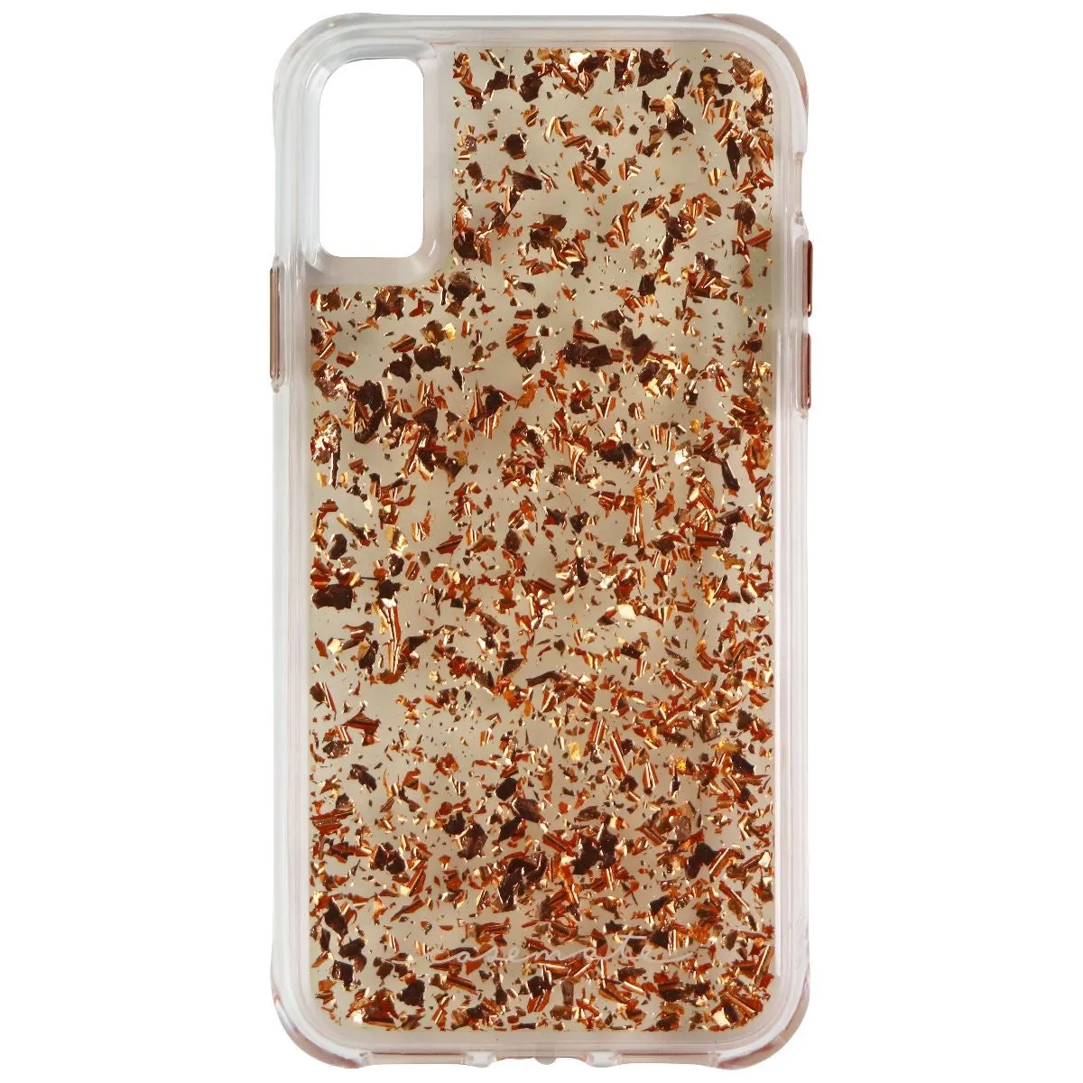 Case-Mate Karat Series Case for Apple iPhone XS / iPhone X - Rose Gold / Clear