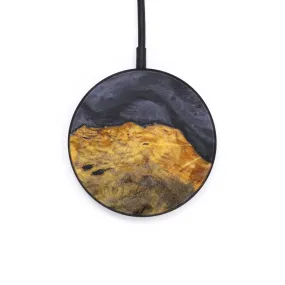 Circle Wood Resin Wireless Charger - Caleb (Black & White, 626703)