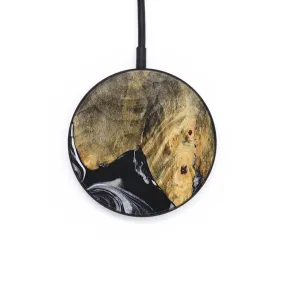 Circle Wood Resin Wireless Charger - Cedric (Black & White, 711242)