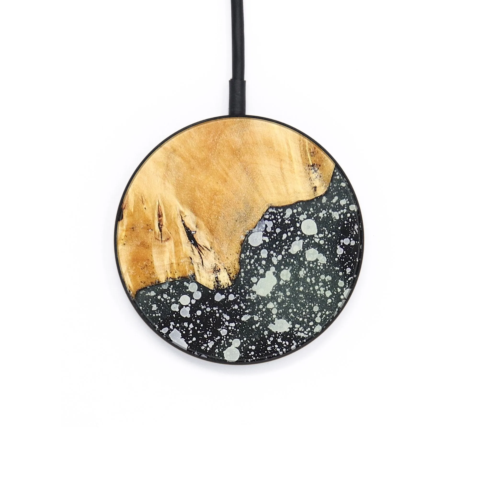 Circle Wood Resin Wireless Charger - Cohen (Cosmos, 694986)