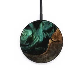 Circle Wood Wireless Charger - Diana (Green, 738974)