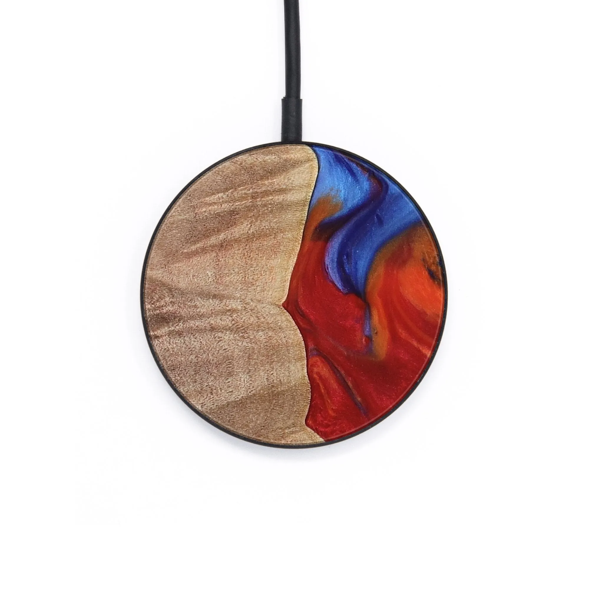 Circle Wood Wireless Charger - Suhas (Fire & Ice, 734302)