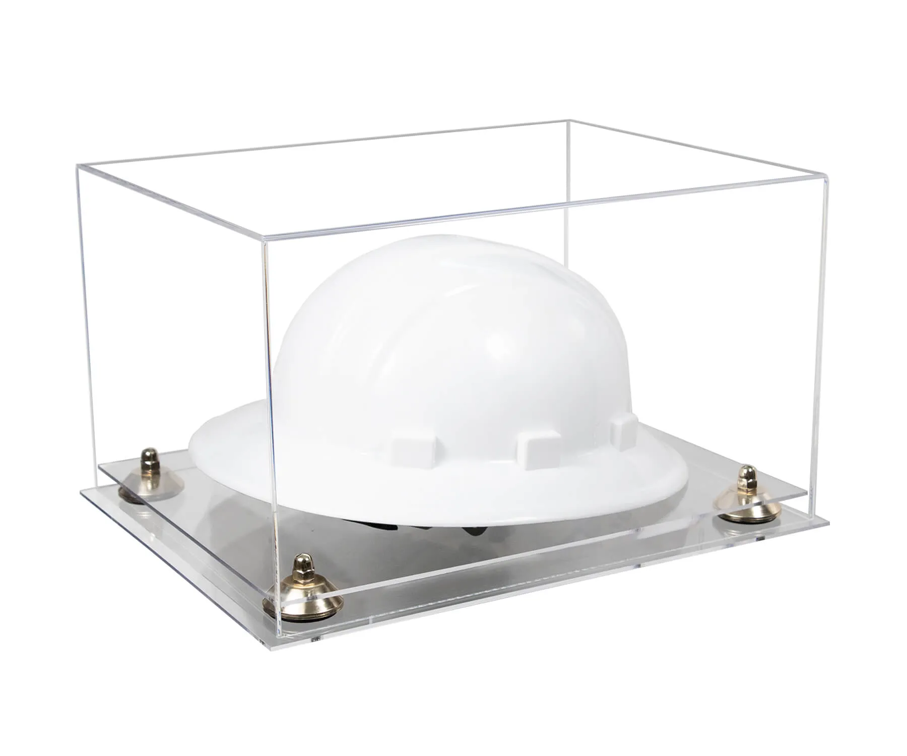 Clear Acrylic Large Helmet - Large Safety Helmet Display Case (V13/A082)