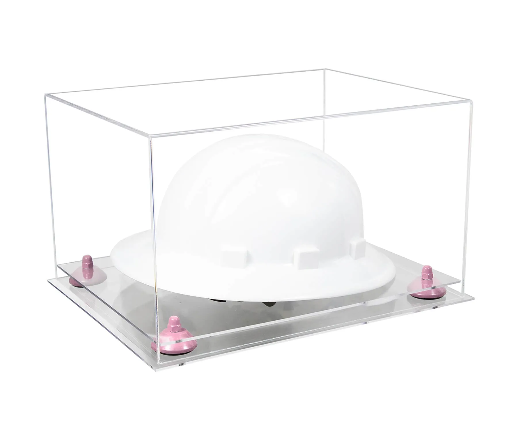 Clear Acrylic Large Helmet - Large Safety Helmet Display Case (V13/A082)