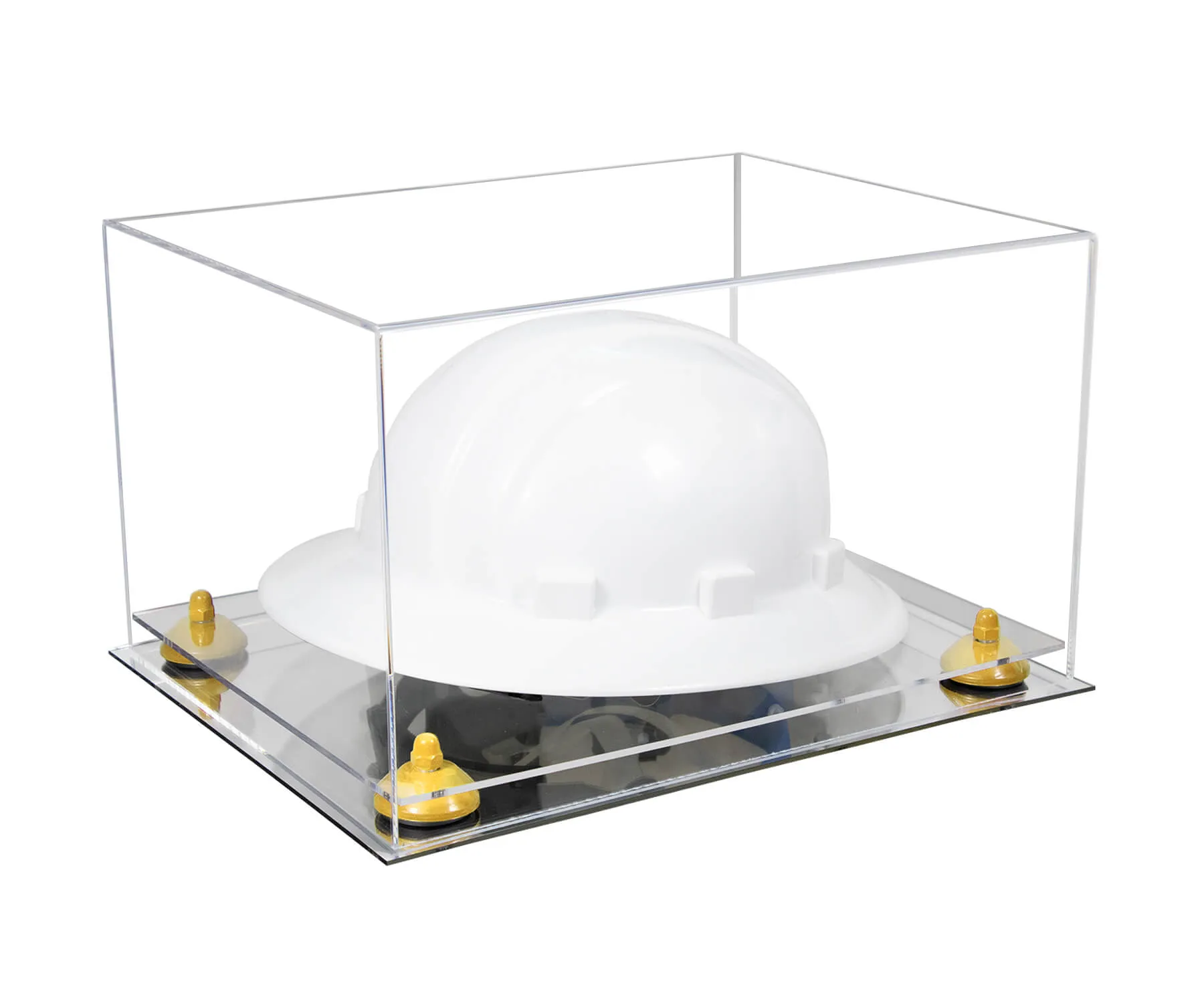 Clear Acrylic Large Helmet - Large Safety Helmet Display Case (V13/A082)