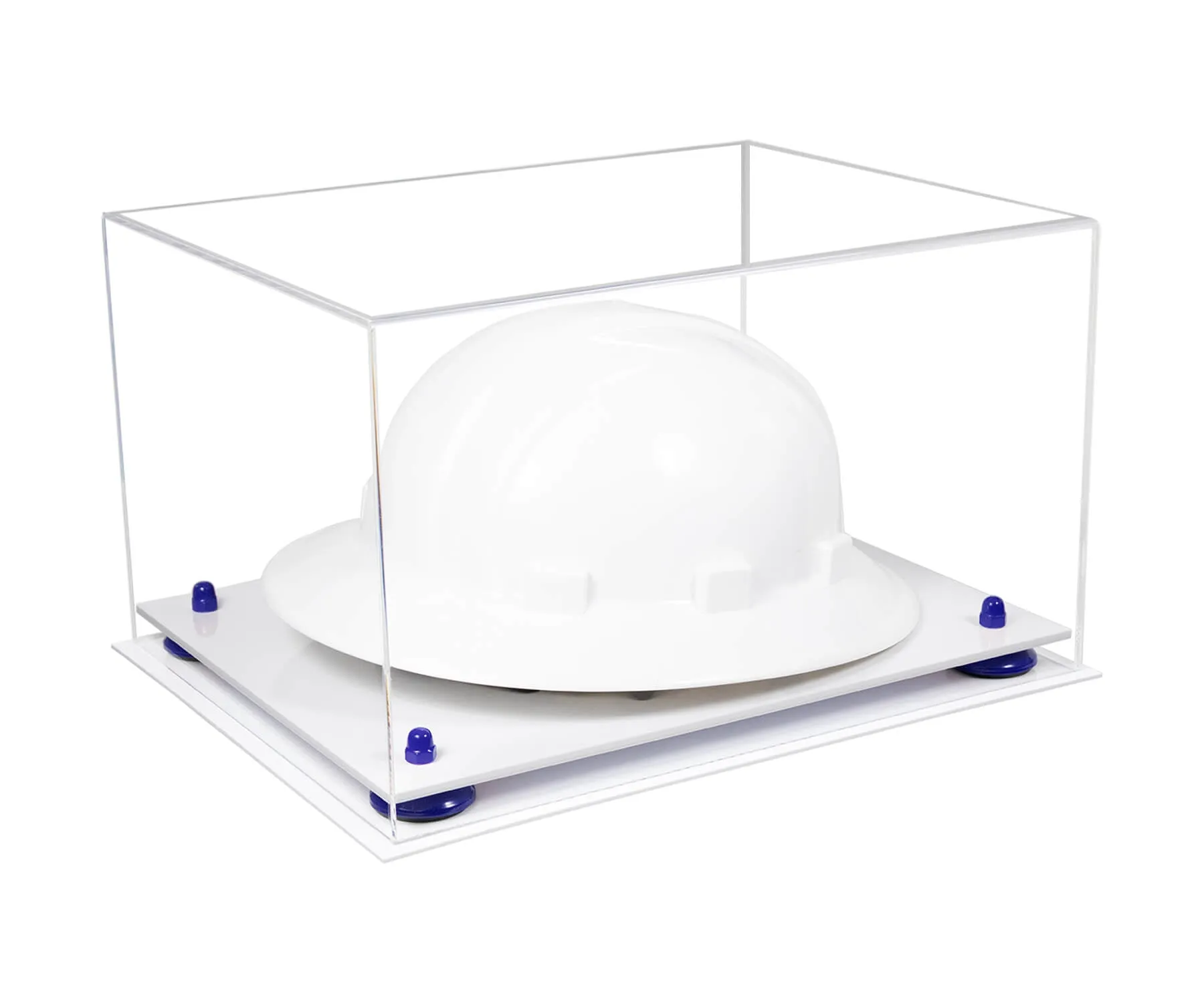 Clear Acrylic Large Helmet - Large Safety Helmet Display Case (V13/A082)