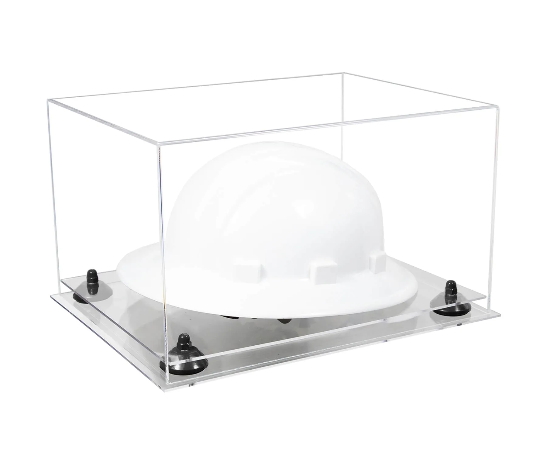 Clear Acrylic Large Helmet - Large Safety Helmet Display Case (V13/A082)