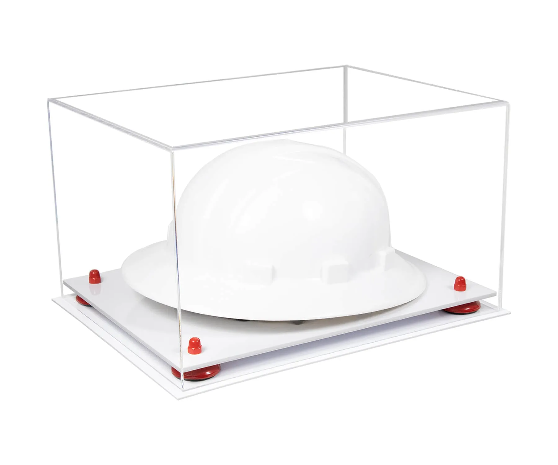 Clear Acrylic Large Helmet - Large Safety Helmet Display Case (V13/A082)