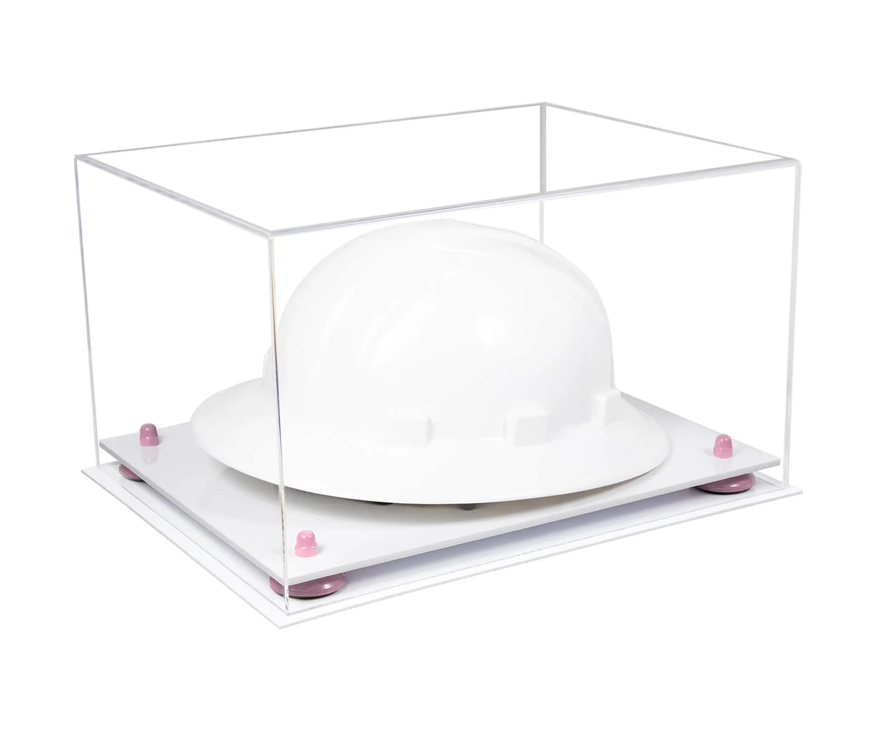 Clear Acrylic Large Helmet - Large Safety Helmet Display Case (V13/A082)