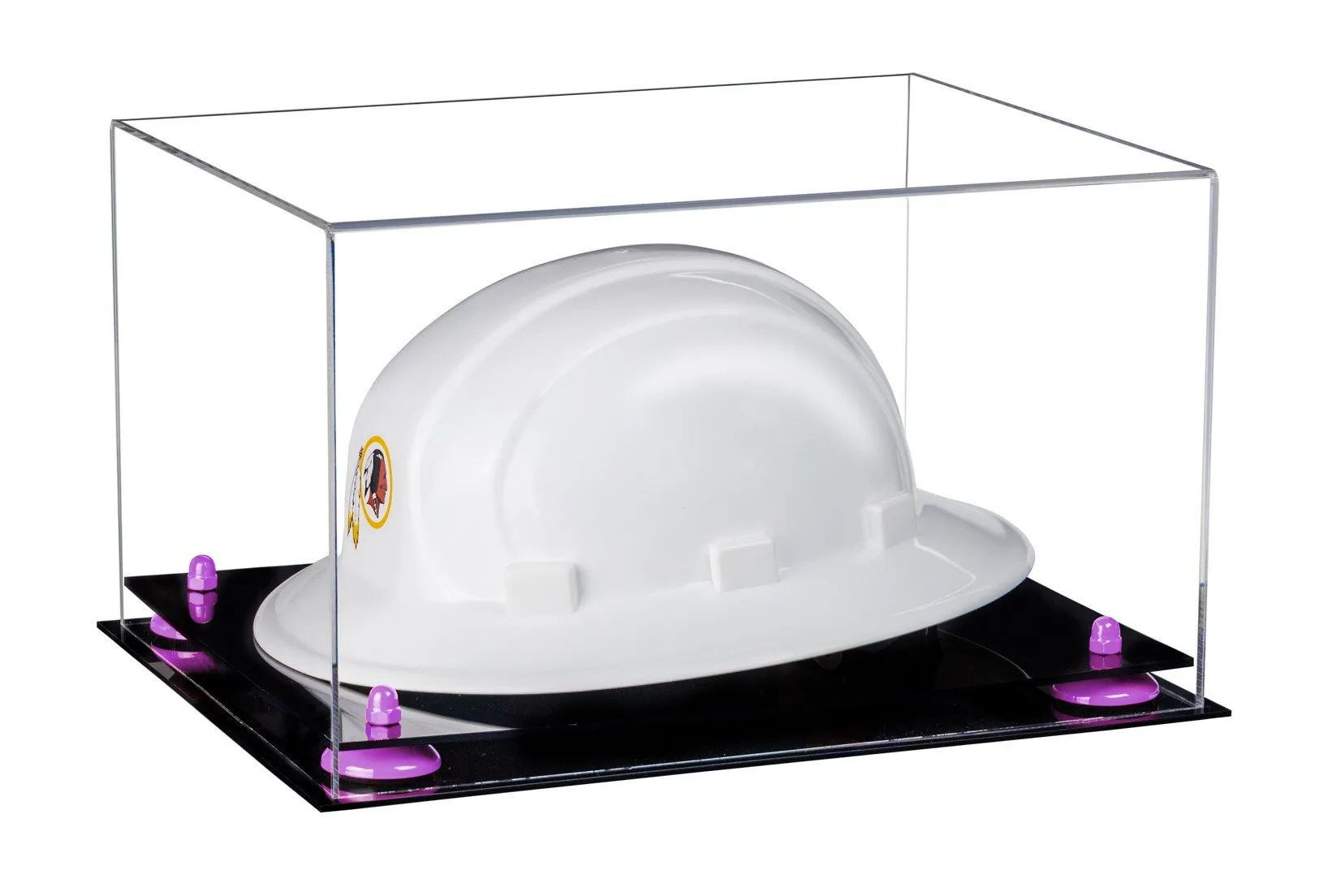 Clear Acrylic Large Helmet - Large Safety Helmet Display Case (V13/A082)