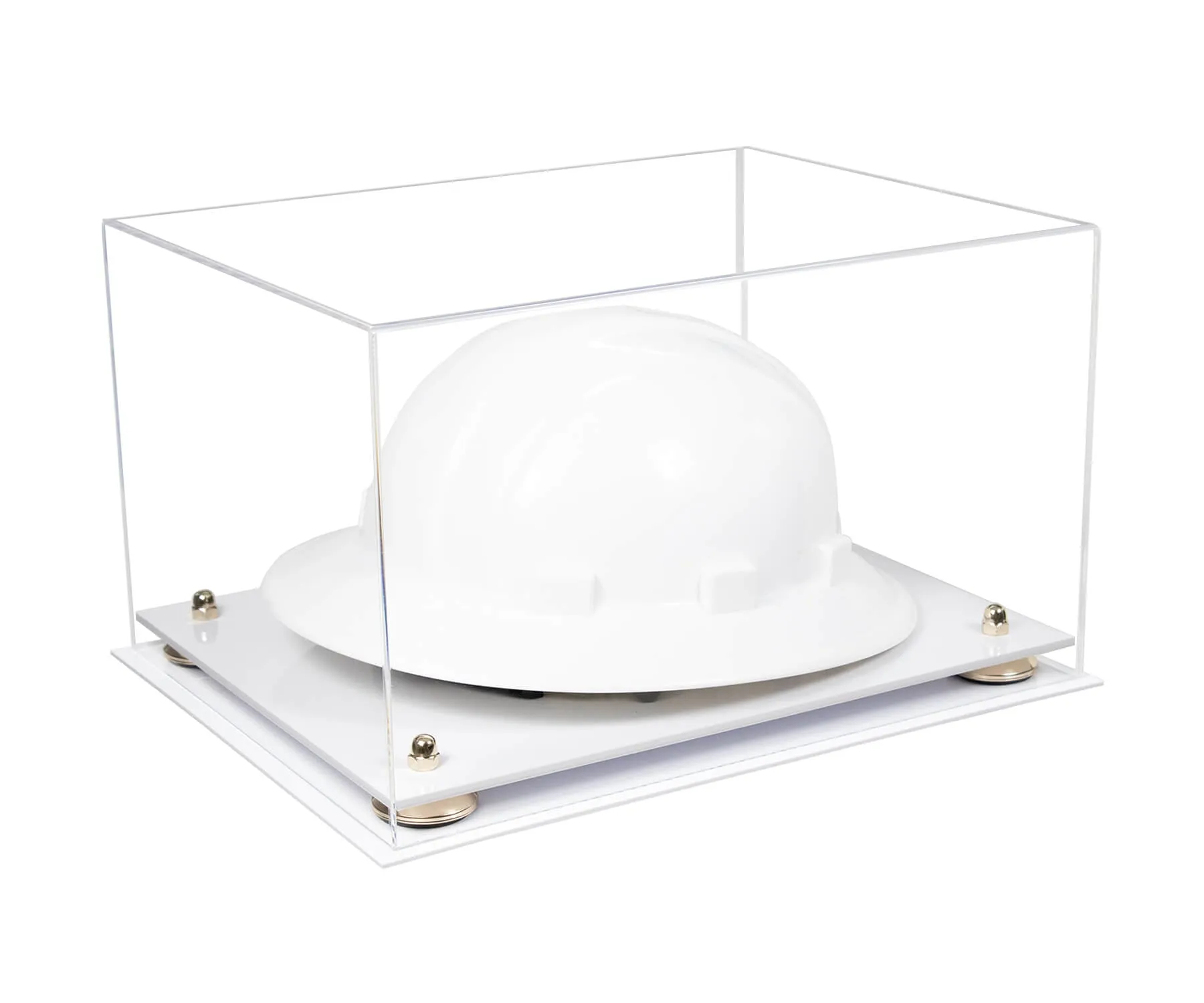 Clear Acrylic Large Helmet - Large Safety Helmet Display Case (V13/A082)