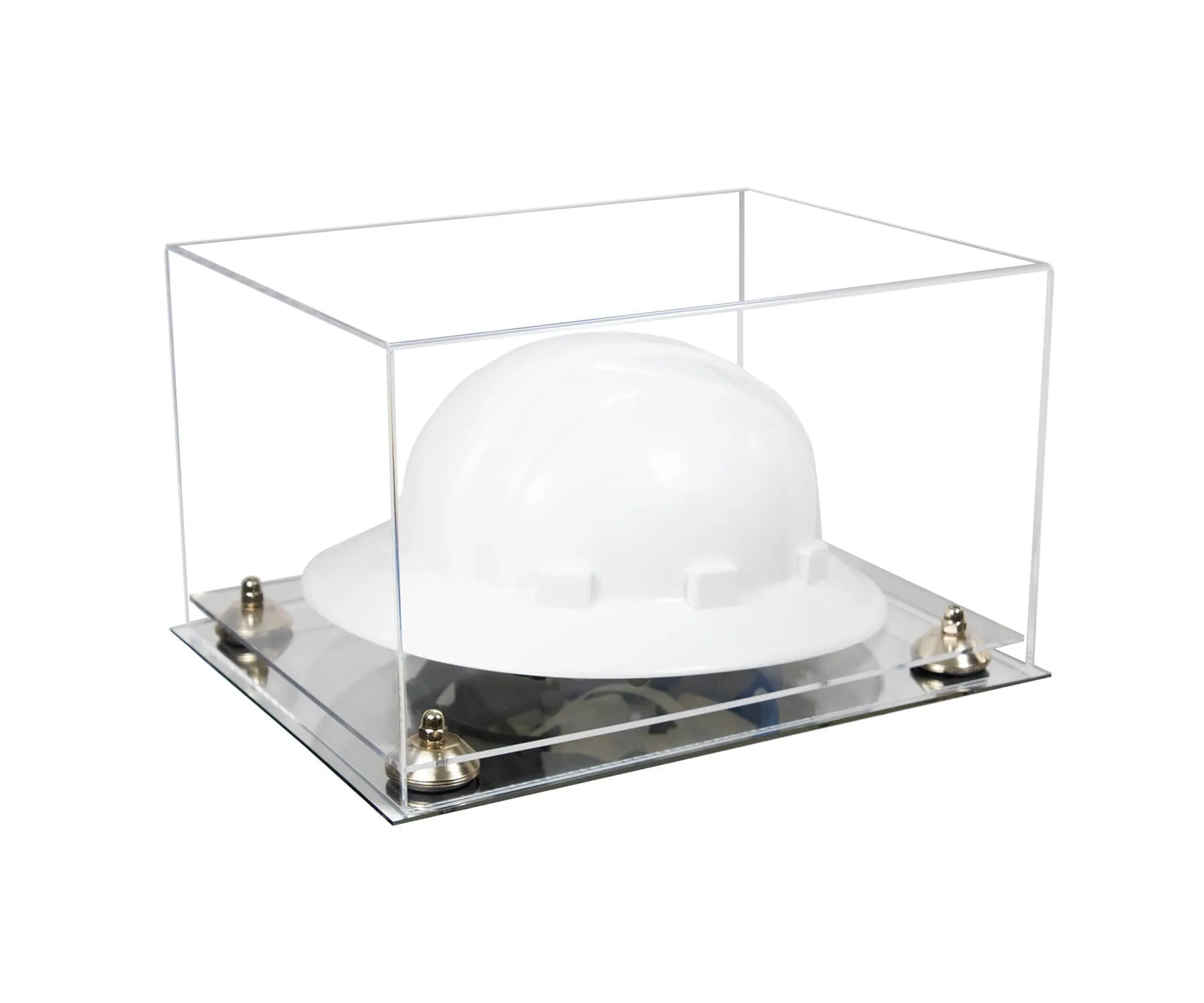 Clear Acrylic Large Helmet - Large Safety Helmet Display Case (V13/A082)