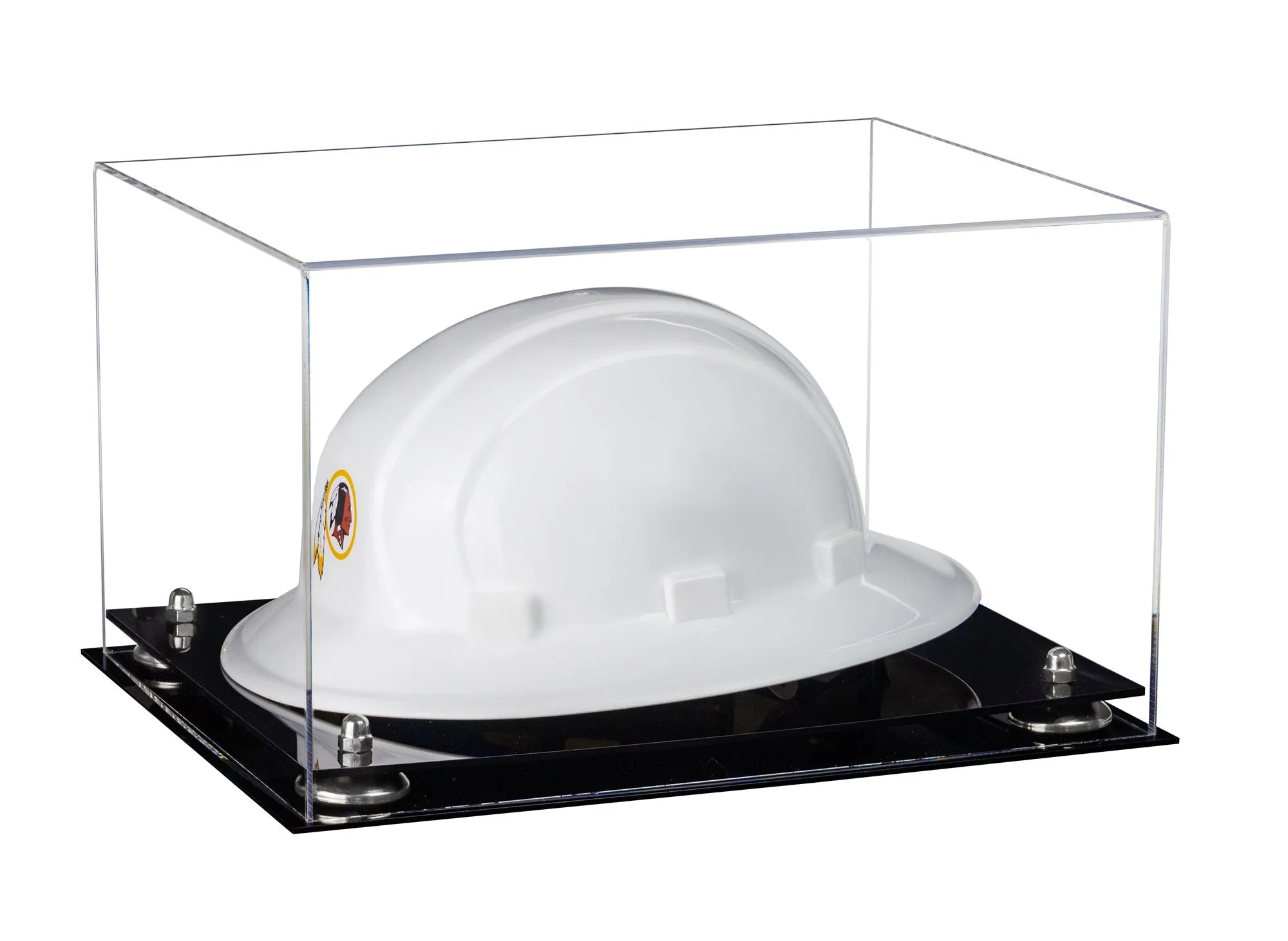 Clear Acrylic Large Helmet - Large Safety Helmet Display Case (V13/A082)