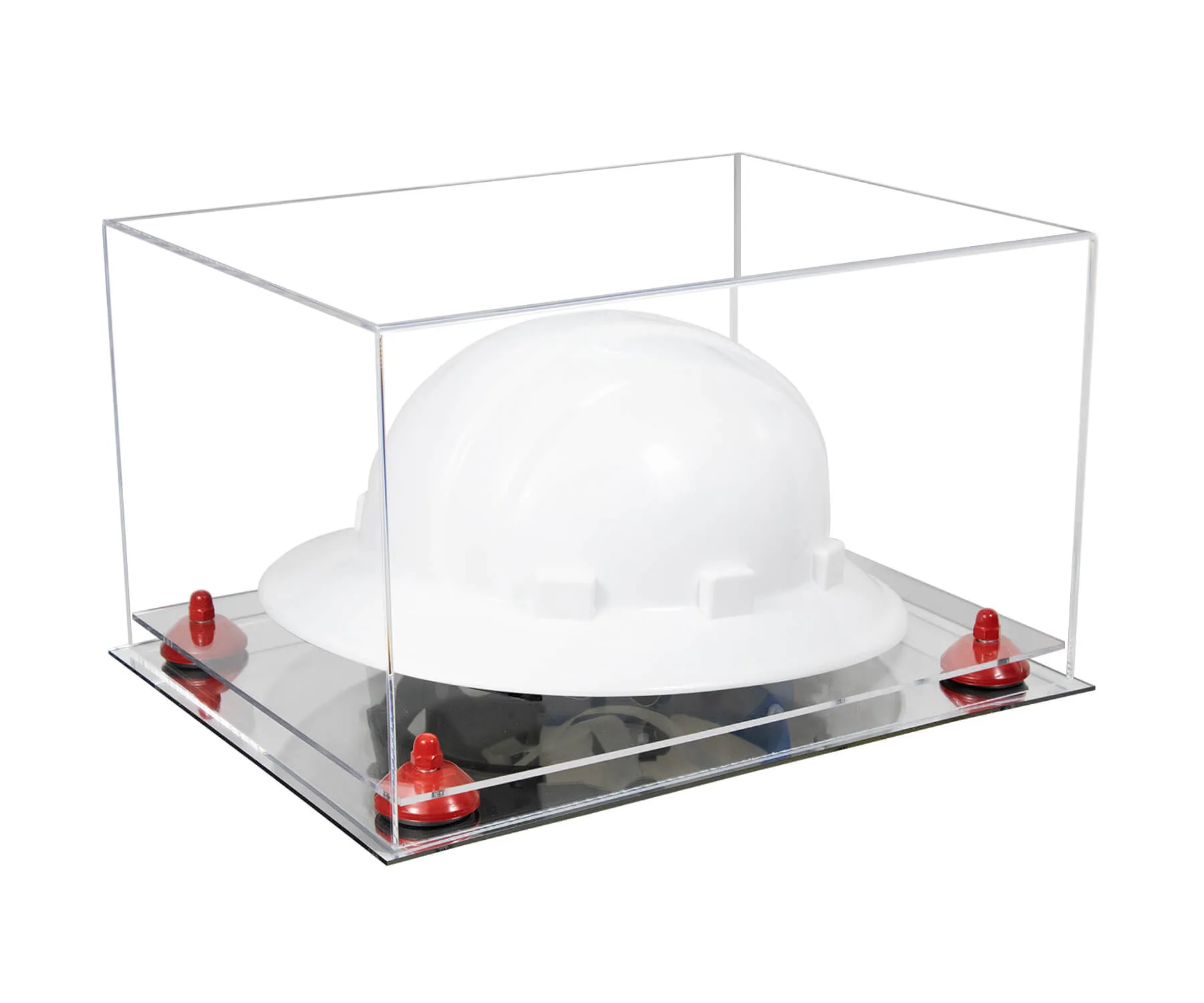 Clear Acrylic Large Helmet - Large Safety Helmet Display Case (V13/A082)