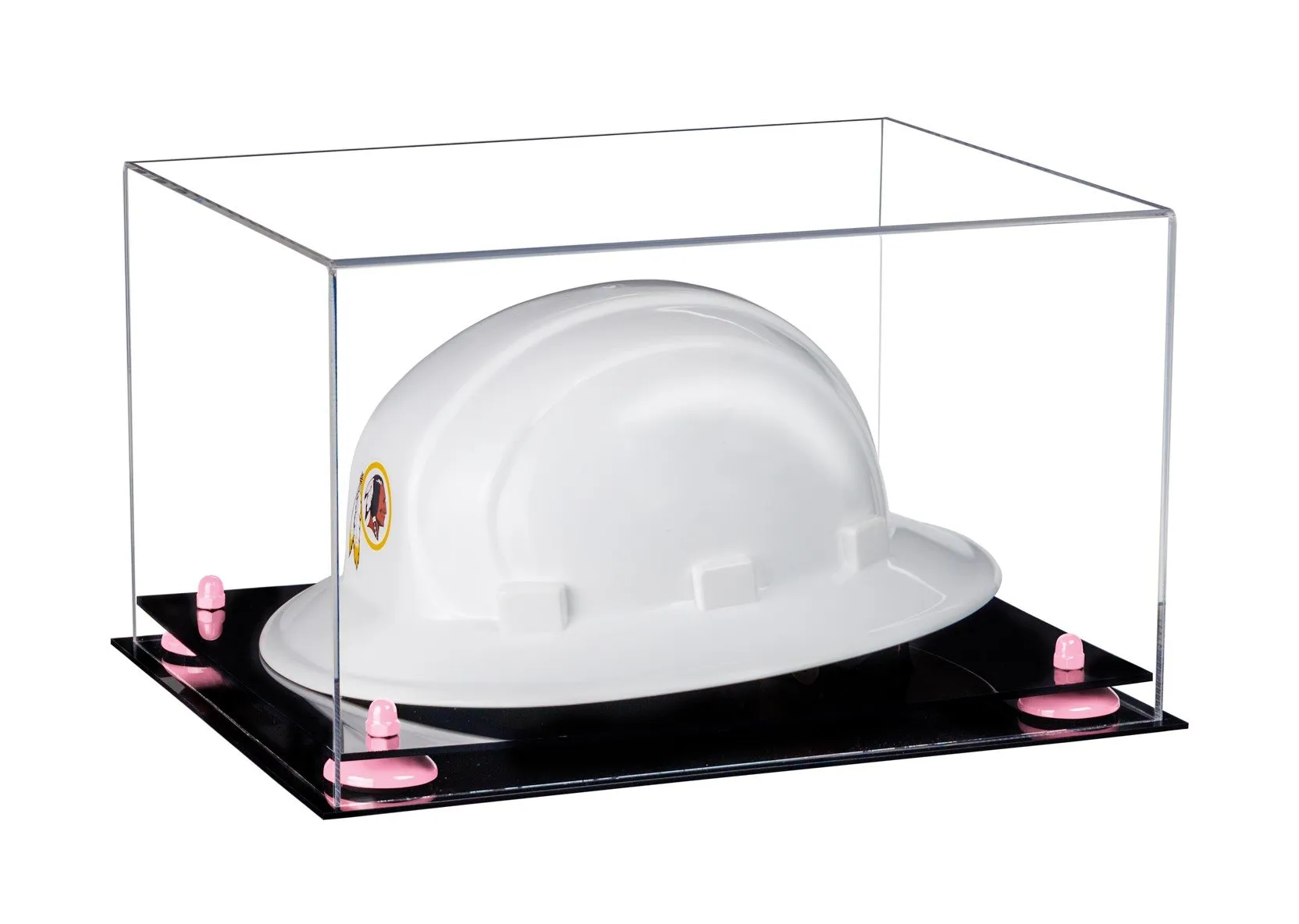 Clear Acrylic Large Helmet - Large Safety Helmet Display Case (V13/A082)