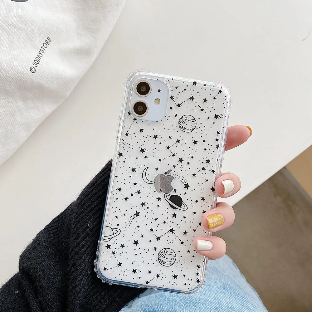 Clear Galaxy Cosmo iPhone Case