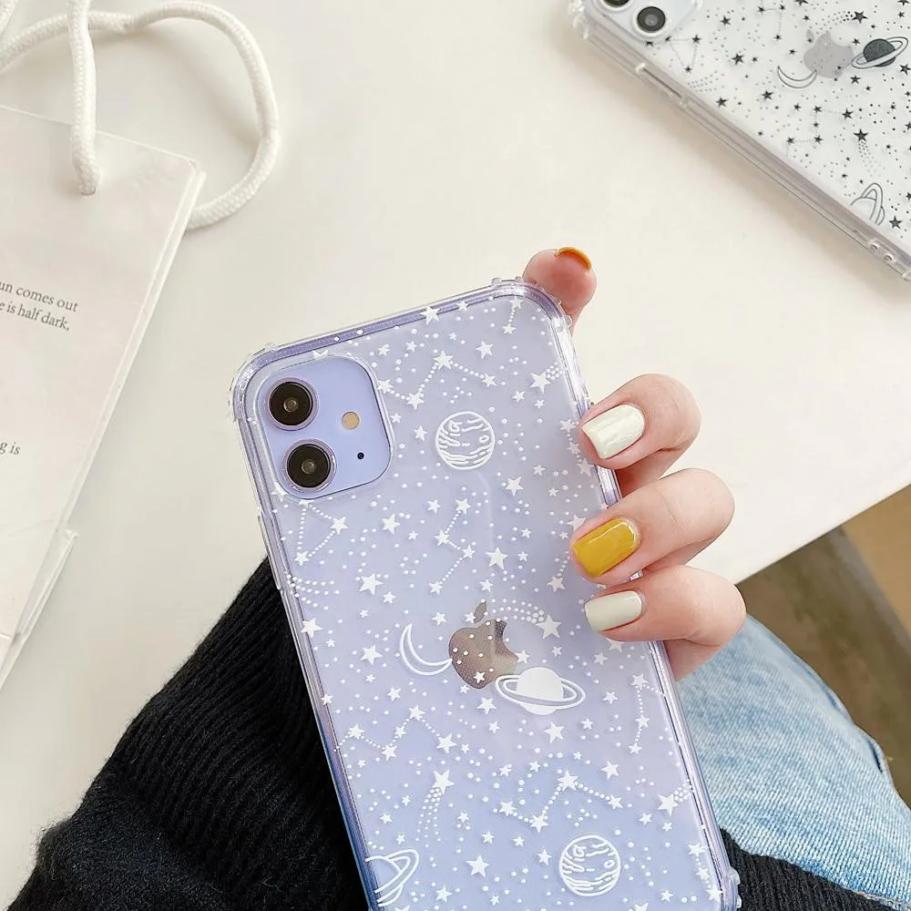 Clear Galaxy Cosmo iPhone Case