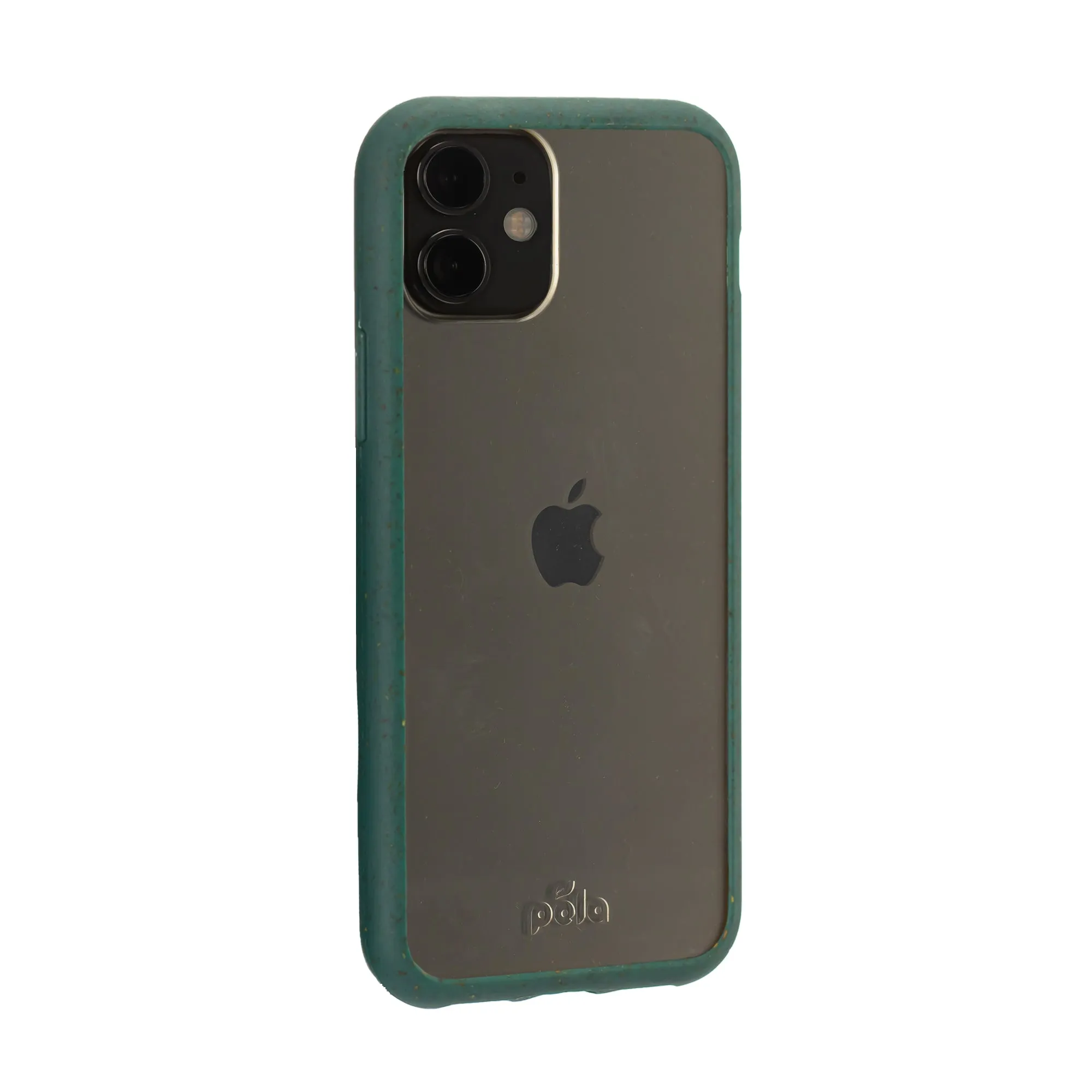 Clear iPhone 11 Case with Green Ridge