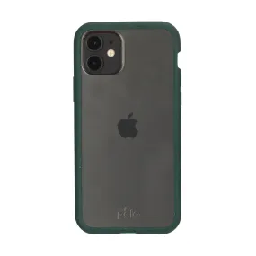 Clear iPhone 11 Case with Green Ridge