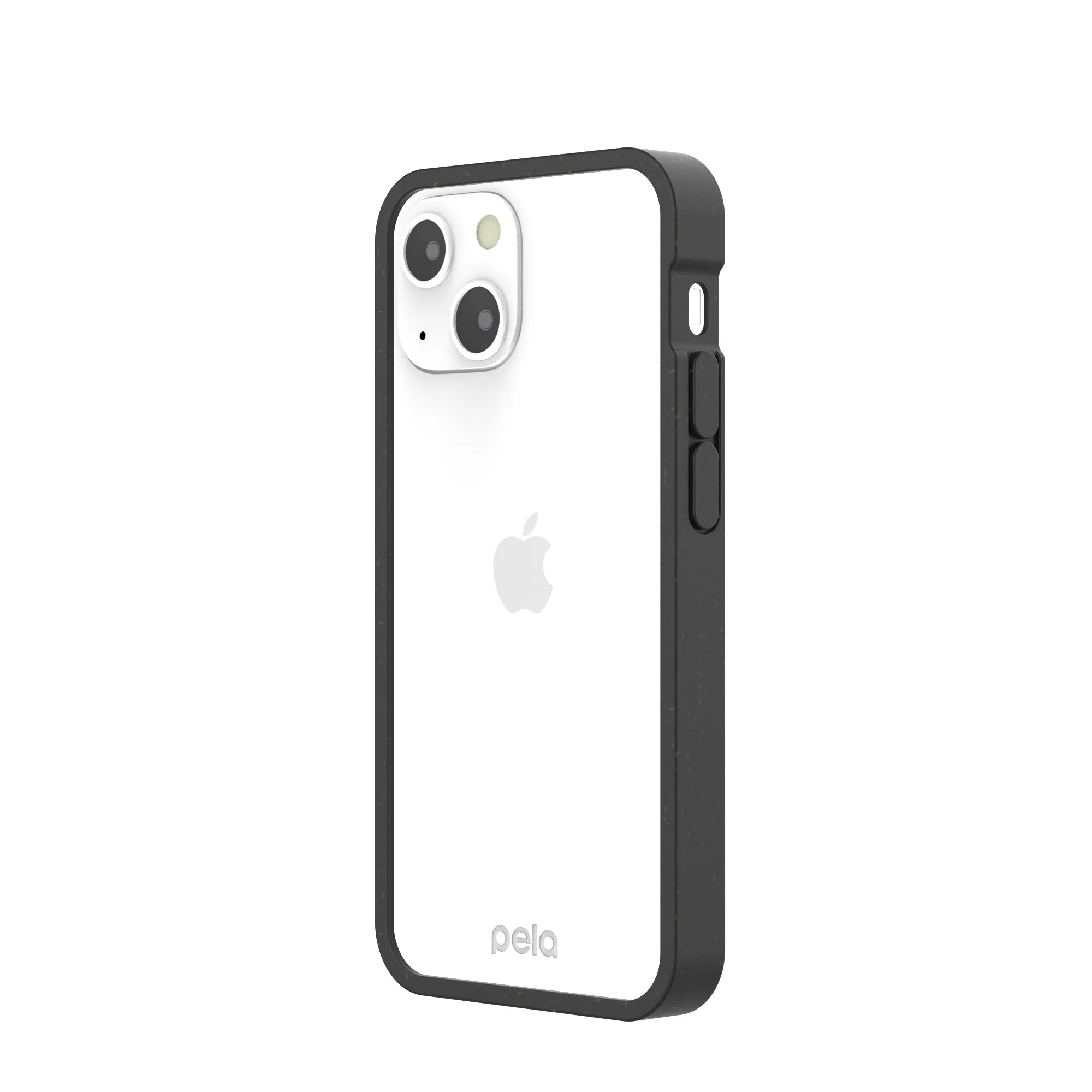 Clear iPhone 13 Mini Case with Black Ridge