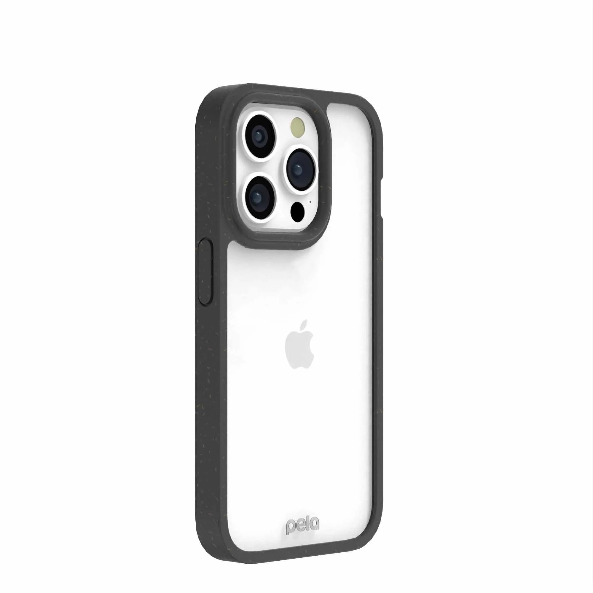 Clear iPhone 15 Pro Case with Black Ridge