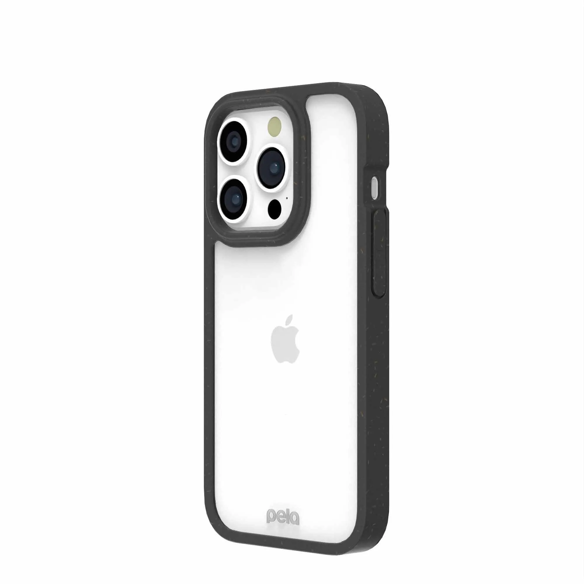 Clear iPhone 15 Pro Case with Black Ridge