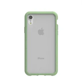 Clear iPhone XR Case with Sage Green Ridge