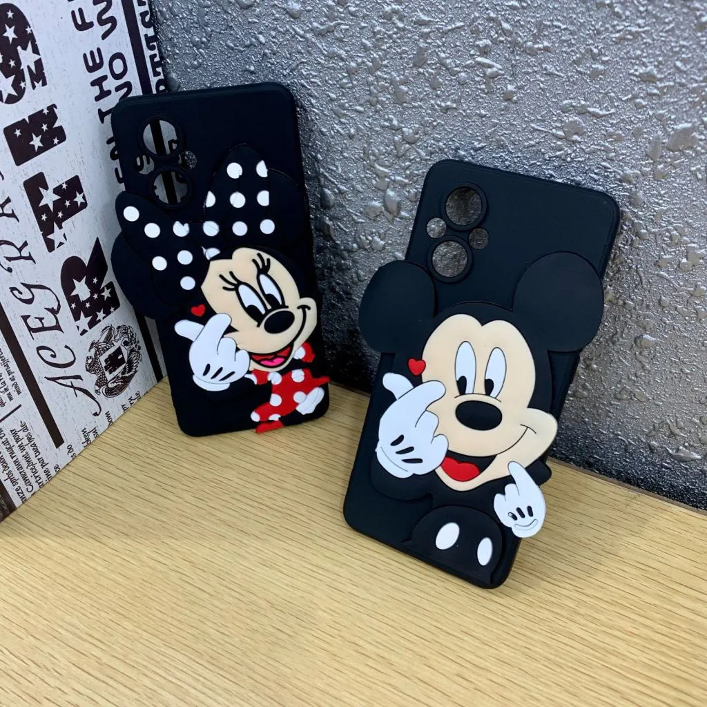 Couple Mickey And Minnie Hard Protection Case For Tecno