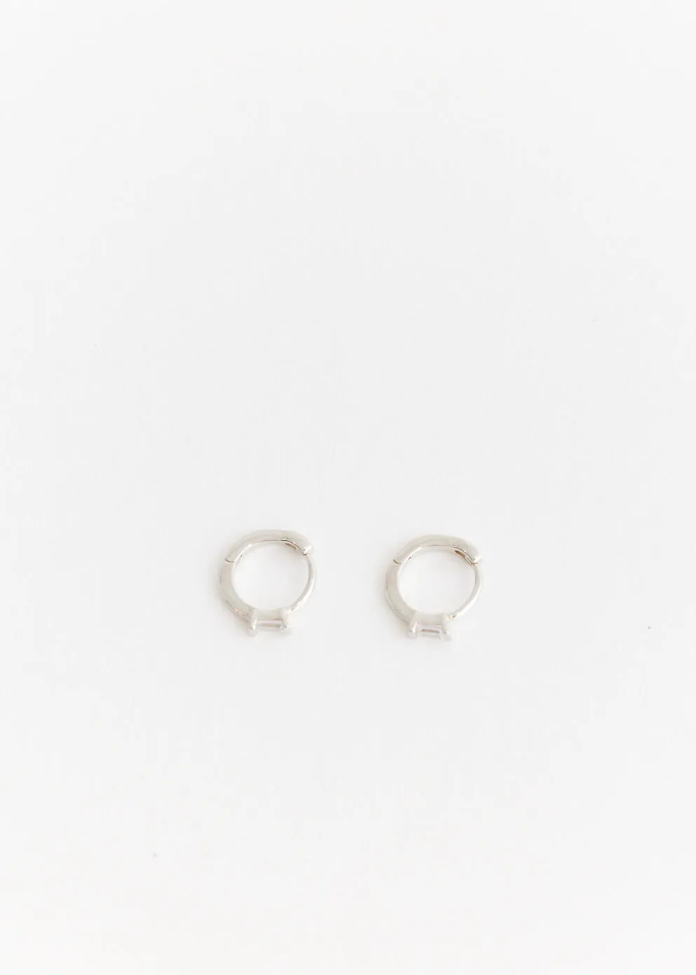 Crystal Hoop Earring