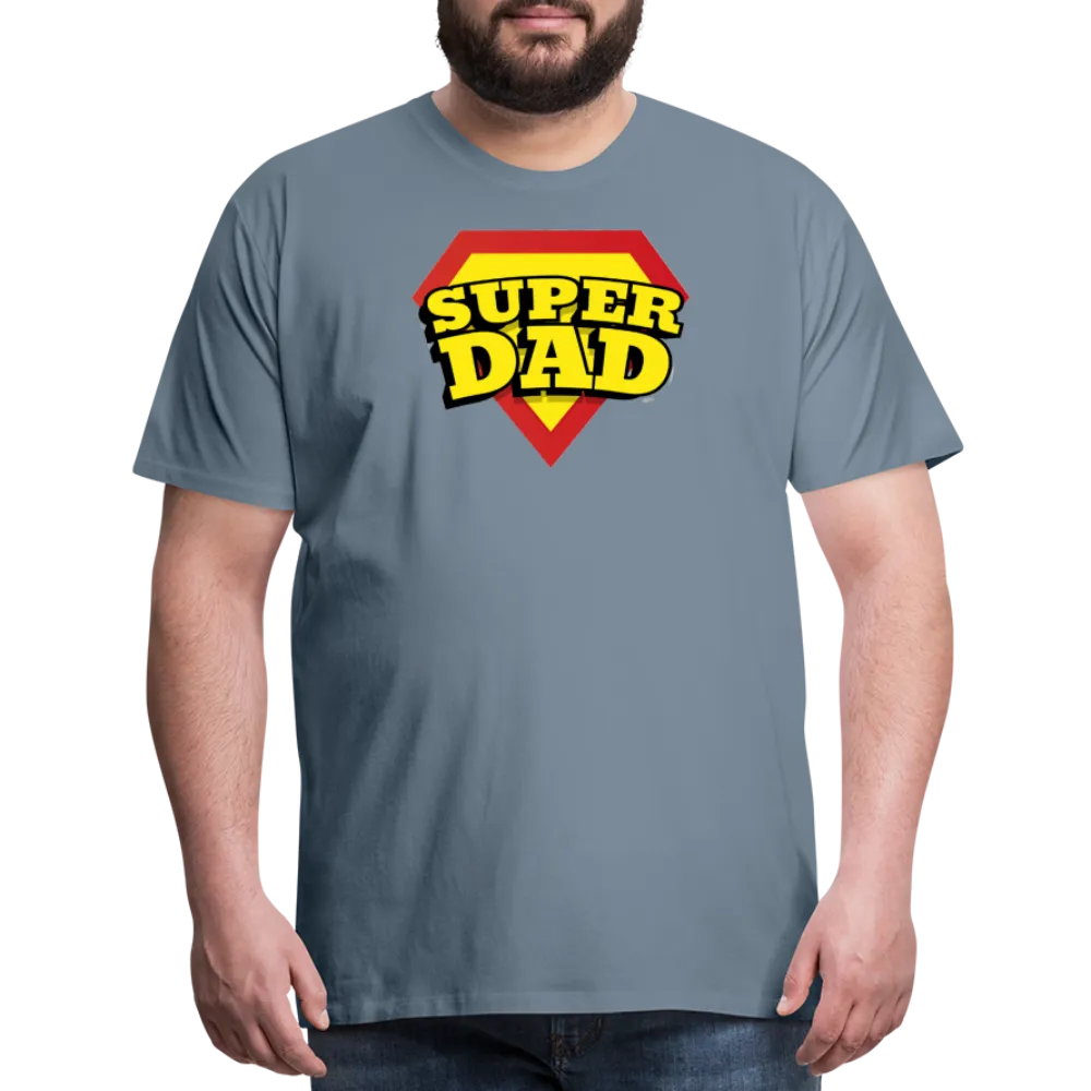 Dad's Heroic Adventures: The 'Super Dad' Chronicles Tee Men's Premium T-Shirt