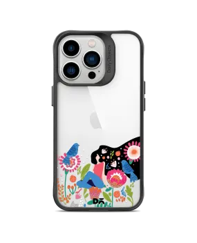 DailyObjects Day Dreamer Black Hybrid Clear Phone Case Cover For iPhone 14 Pro