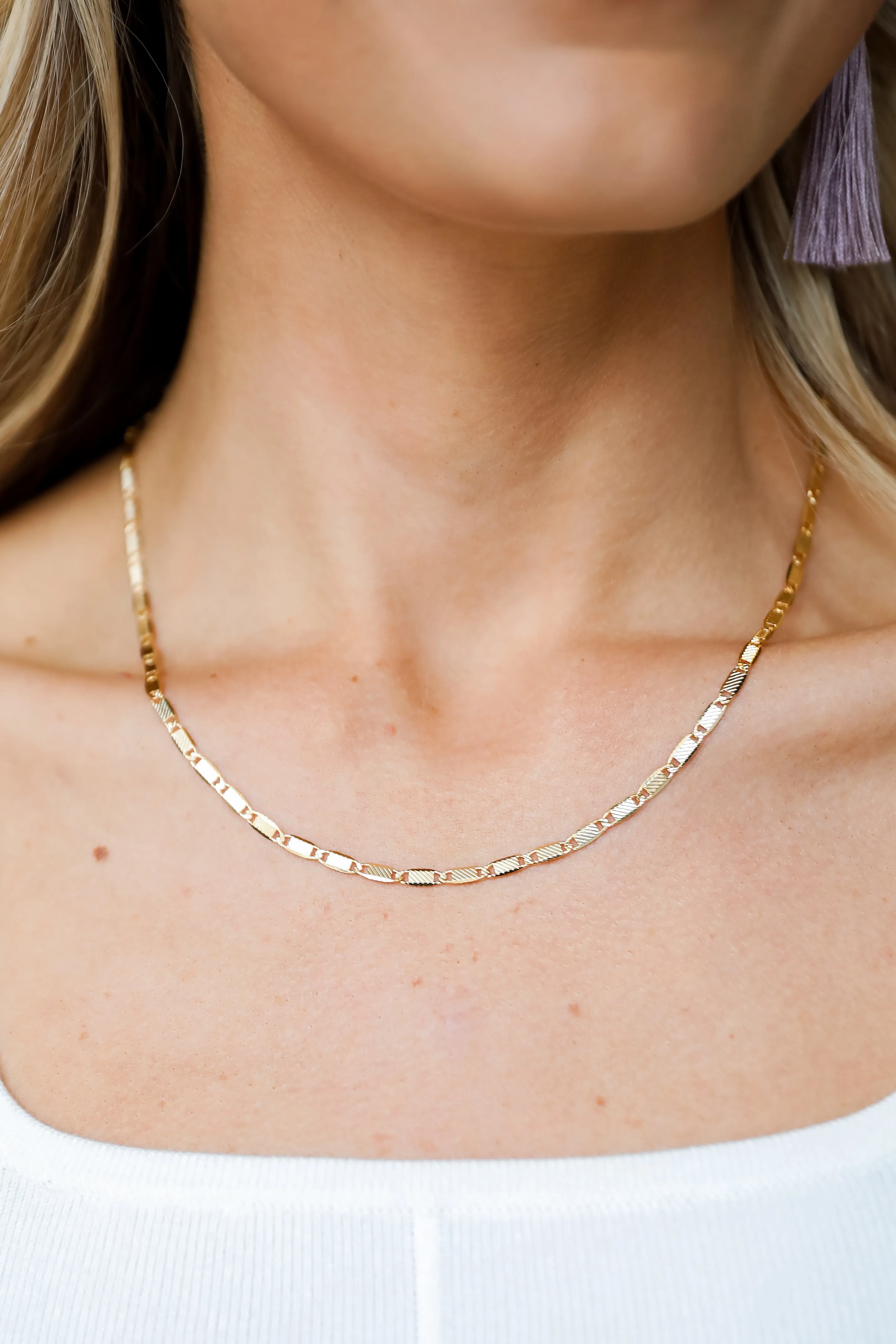 Daphne Gold Chain Necklace