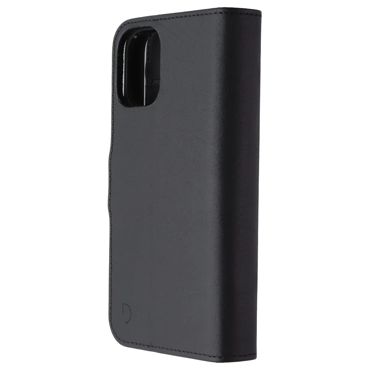 Decoded Detachable 2-in-1 Wallet Case for Apple iPhone 12 Mini - Black Leather