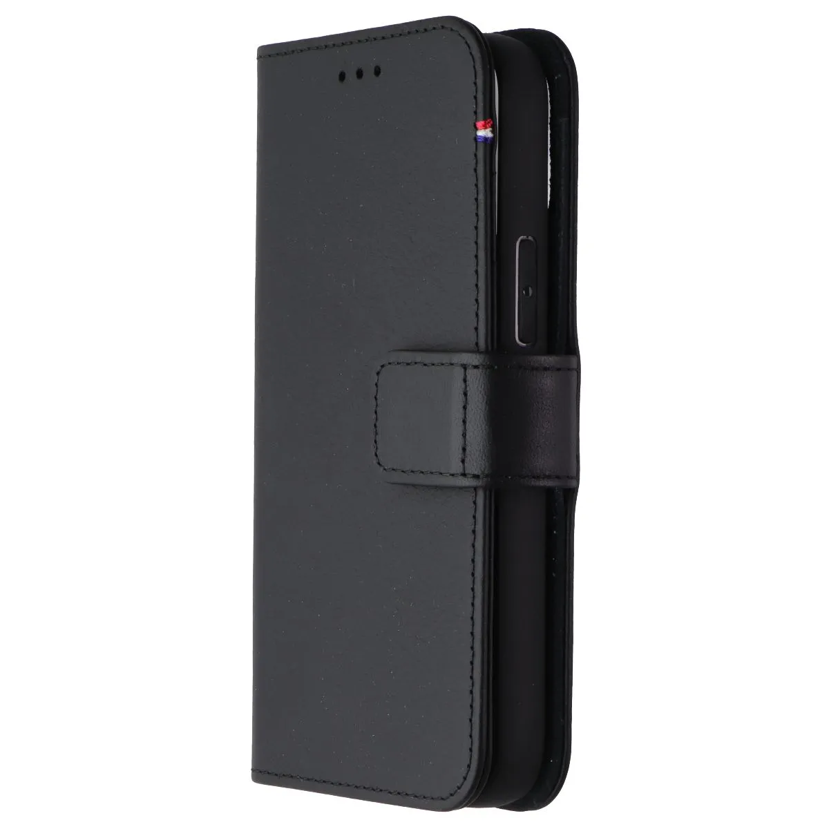 Decoded Detachable 2-in-1 Wallet Case for Apple iPhone 12 Mini - Black Leather