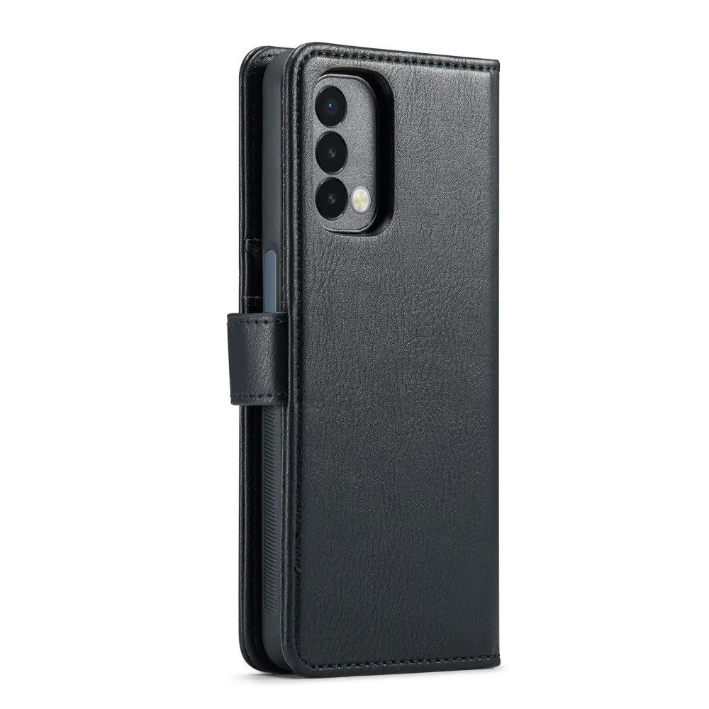 DG.MING OnePlus Nord N200 5G 2-in-1 Wallet Case - Black