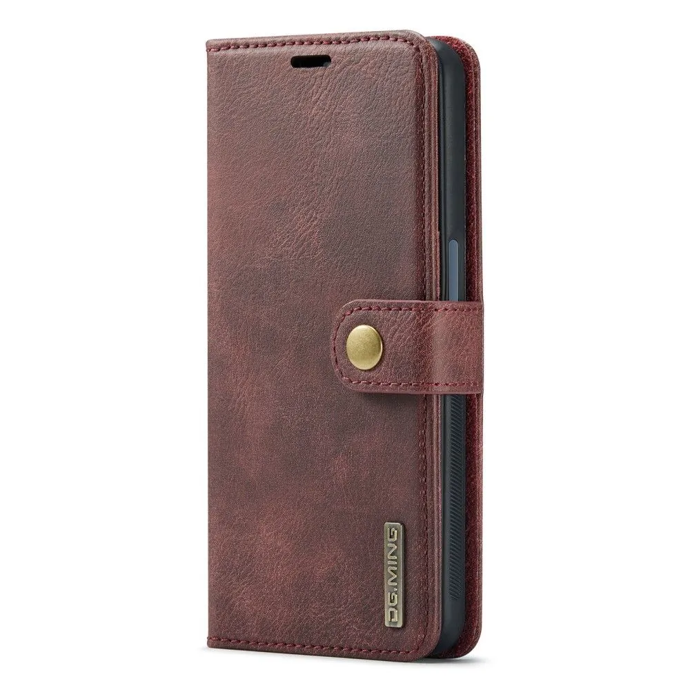 DG.MING OnePlus Nord N200 5G 2-in-1 Wallet Case - Coffee