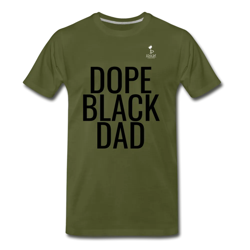 Dope Black Dad - Premium T-Shirt