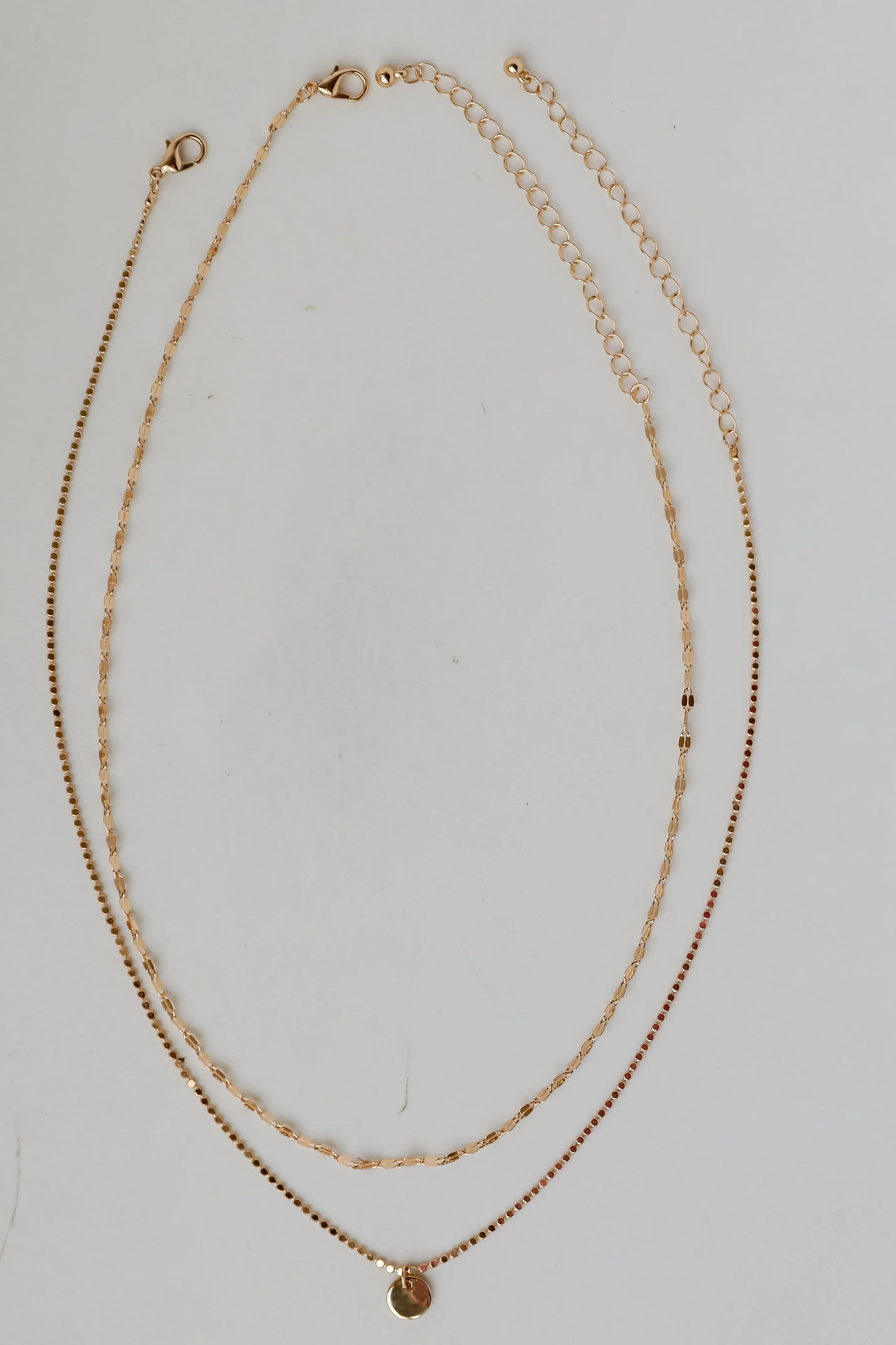 Emery Gold Layered Chain Necklace