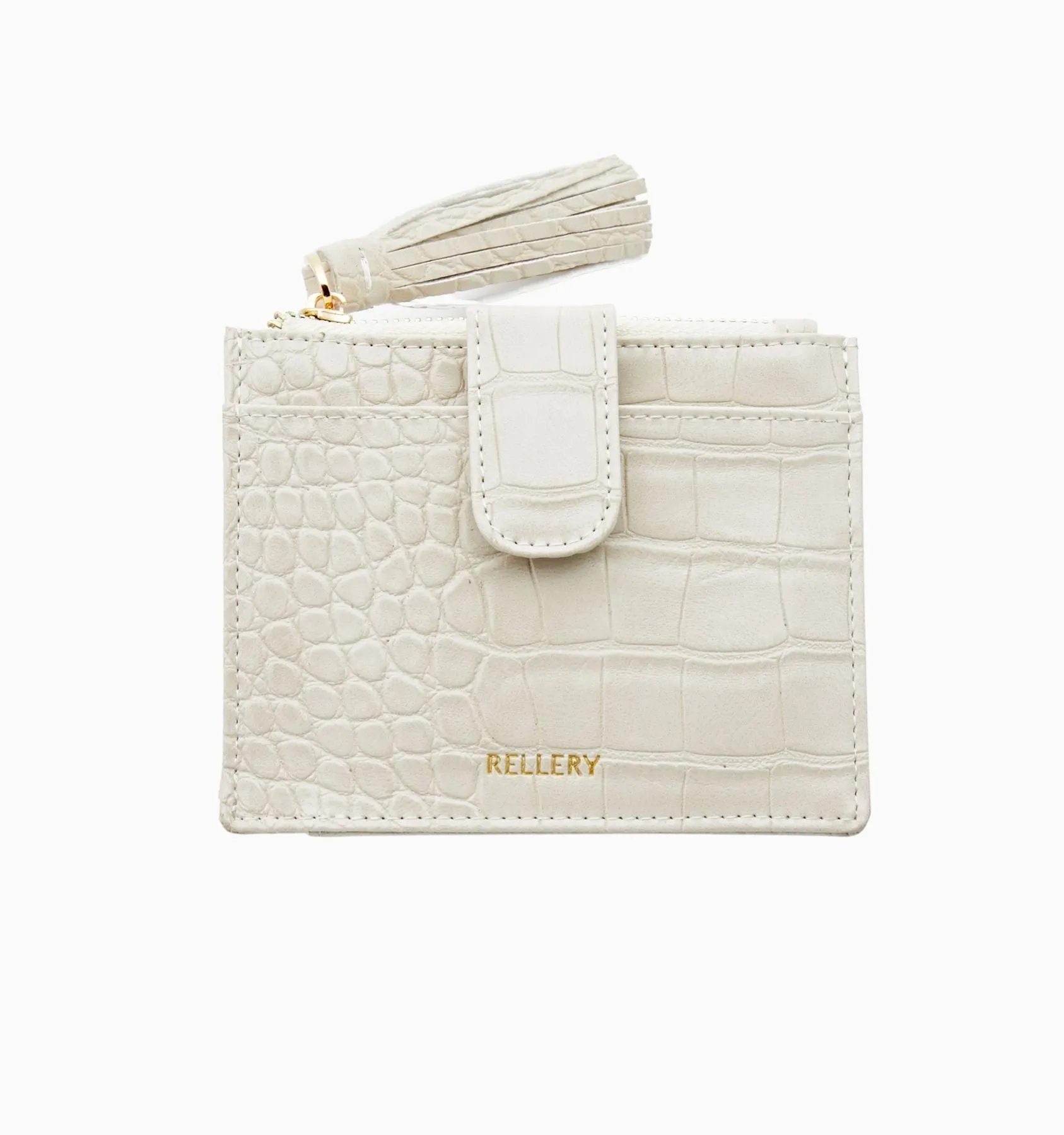 Everyday Card Wallet Pearl White