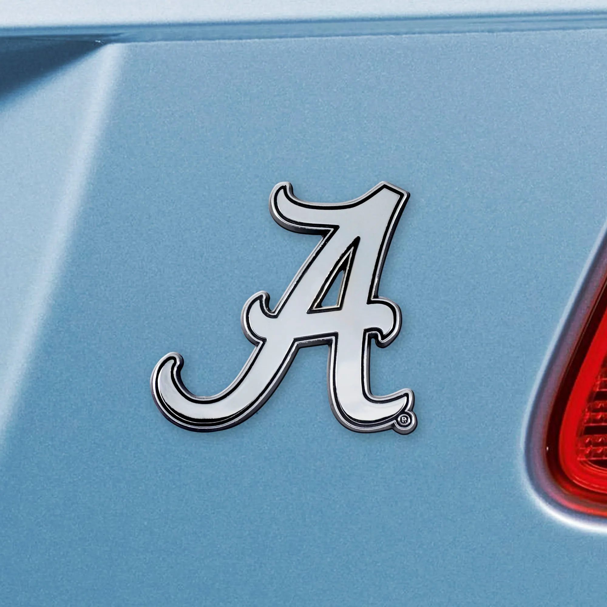 Fanmats Alabama Crimson Tide 3D Chrome Metal Emblem - A Logo