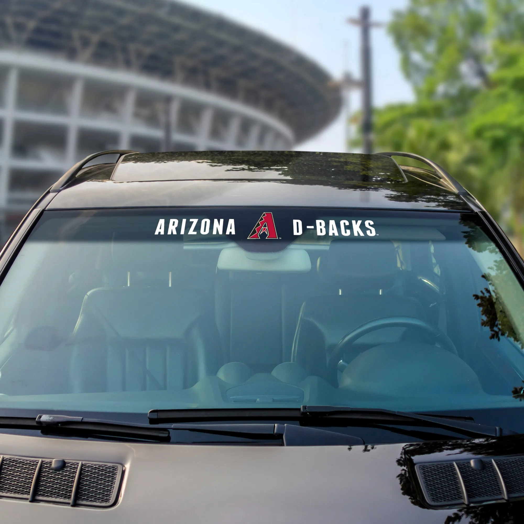 Fanmats Arizona Diamondbacks Sun Stripe Windshield Decal 3.25" x 34"