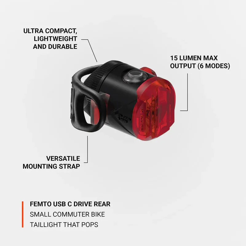 Femto USB-C Drive Rear Light